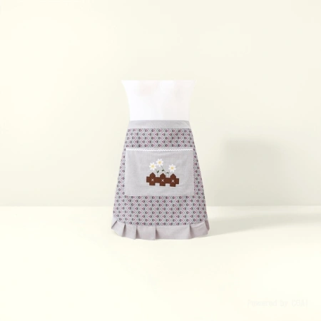 Apron striped, home canvas, cooking, kitchen, waist, half-body, wear-resistant, stain-resistant, breathable work clothes, fashionable half. 093624061 Apron striped, home canvas, cooking, kitchen, waist, half-body, wear-resistant, stain-resistant, breathable work clothes, fashionable half. 093624061